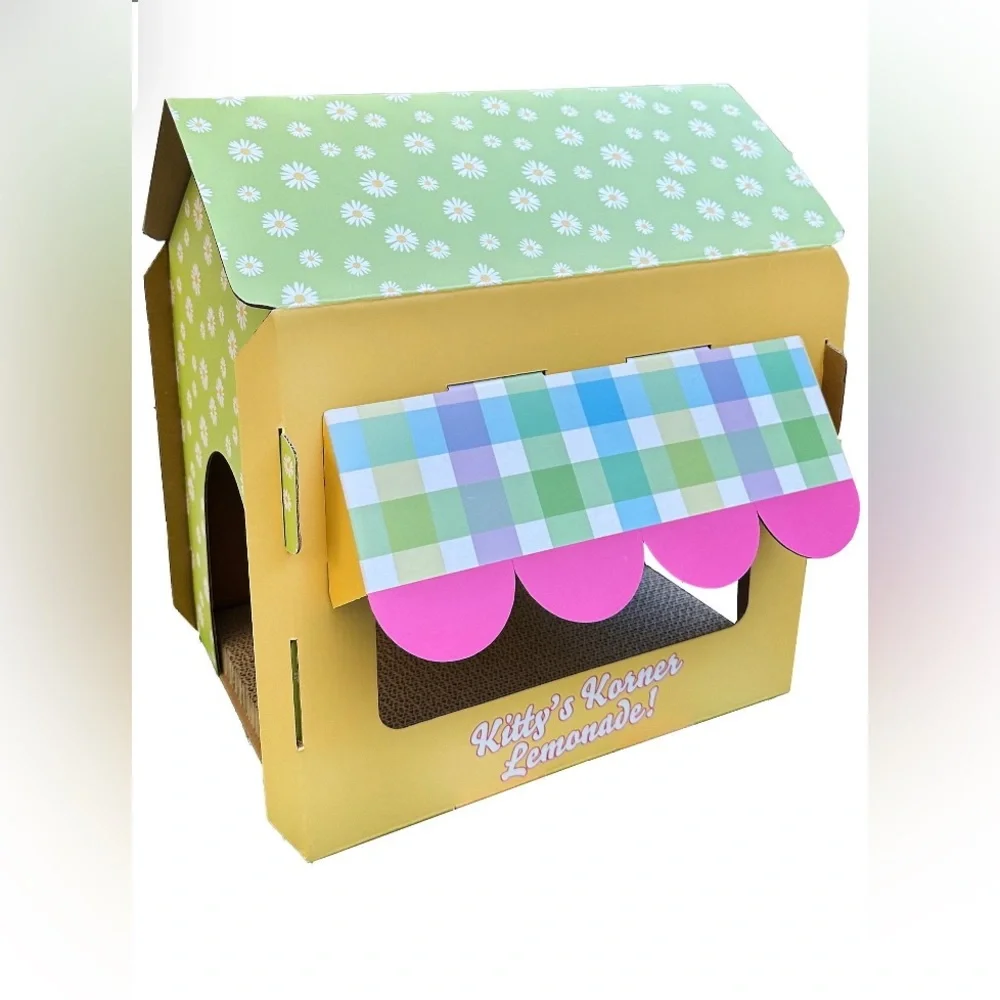 Meow Lemonade Stand Cat House